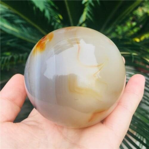 High quality natural agate ball reiki ball healing decorative gift