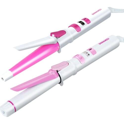 360-degree Automatic Ceramic Hair Curler Four-speed Temperature Adjustment Wave Curling Automatic Iron Curl Dual-use Wet And Dry
