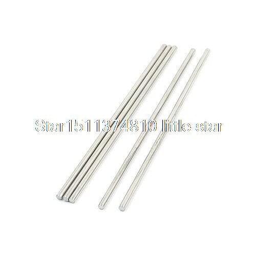 5PCS 100mm x 2.5mm Stainless Steel Round Rod Axle Bars for RC Toys