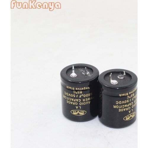 5 Pieces Audio Fever Electrolytic Capacitor 6800UF 50V NOVER 30*35mm