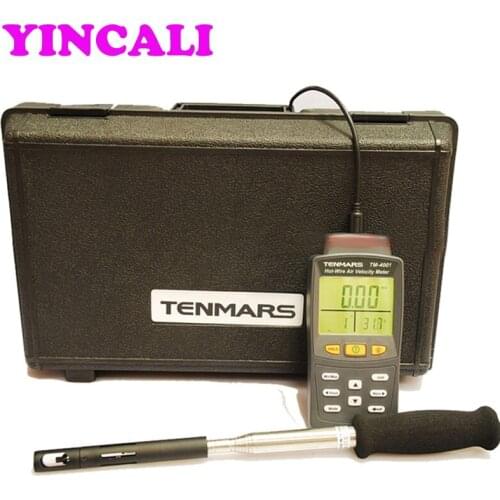 Hot Wire Anemometer Wind Speed Tester Meter TM-4001 Application for HVAC system performance, Commissioning, Plant Maintenance
