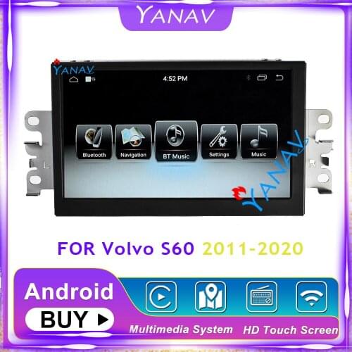 PX6 Car Radio For-Volvo S60 2011-2020 Car stereo Receiver Multimedia MP3 Player Head Unit Audio GPS Navigation HD Touch Screen