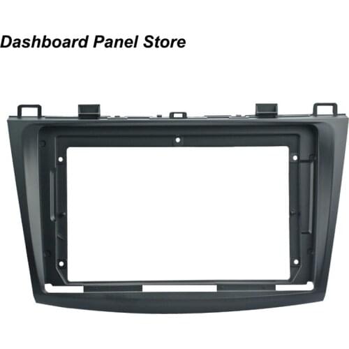 9 Inch 2din Car Fascia For MAZDA 3 2009-2012 Stereo Panel Dash Mount Installation Double Din DVD Frame Install Kit