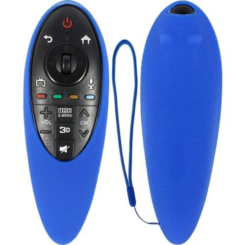 Cover For LG AN-MR500G AN-MR500 Protective Silicone 3D Smart TV Magic Remote Control Case With Lanyard Flexible Shockproof MR500