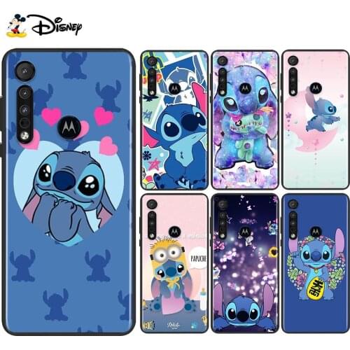 Cartoon Cute Stitch For Motorola Edge G Stylus ONE Fusion Marco Hyper G9 G8 E7 E6 Plus PLAY Power Lite Phone Case