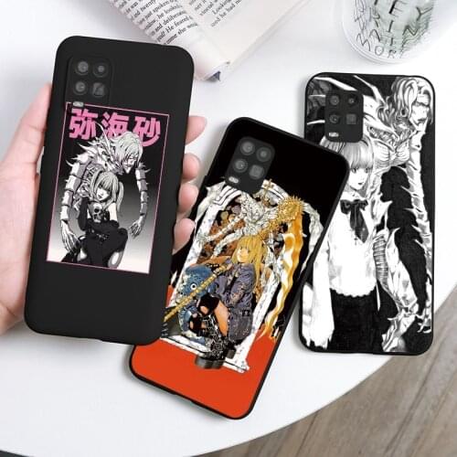 Rem and Misa Death Note Anime Funda For Xiaomi Poco F3 X3 NFC Redmi Mi Note 10 S 10T 11 9 9S 9A 8 8T 7 6 5 Lite Pro Max TPU Case