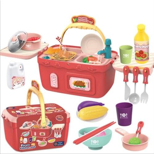 Kids Pretend Play Car Storage Kitchen Supplies Cooking Food Seasoning Vinegar Scoop with Drainer Children Educational Toys Gift