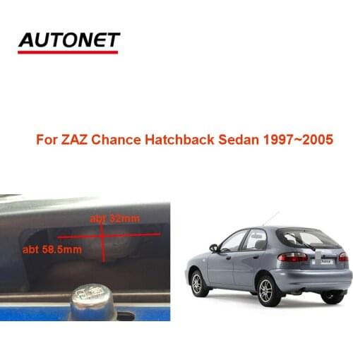 Autonet rear view camera For ZAZ Chance Hatchback Sedan 1997~2005 CVBS/AHD720P backup camera/license plate camera