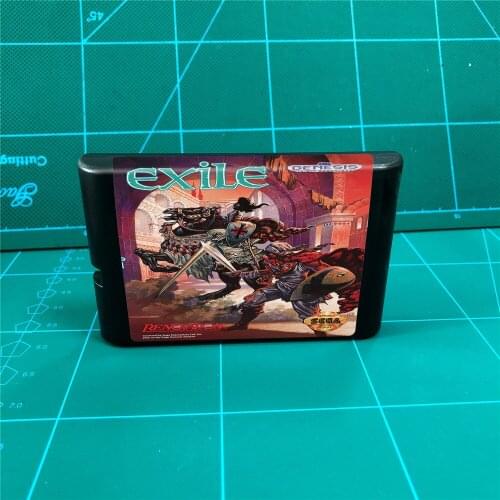 Exile - 16 bit MD Game Cartridge For MegaDrive Genesis Video Game console Card