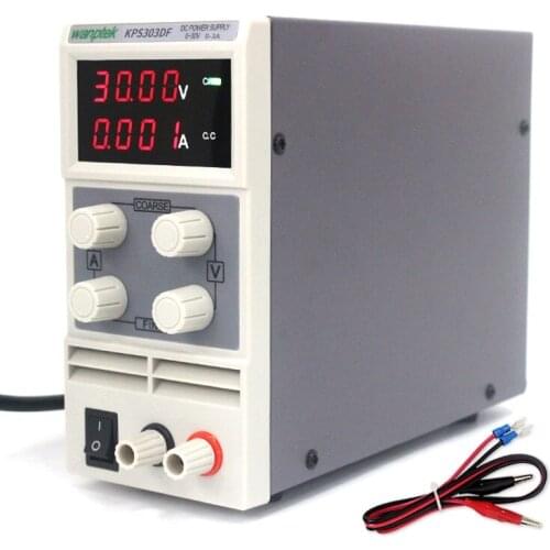 Mini laboratory Power Supply KPS303DF 30V 3A Single Phase Adjustable SMPS Digital Voltage Regulator 0.1V 0.01A DC Power Supply