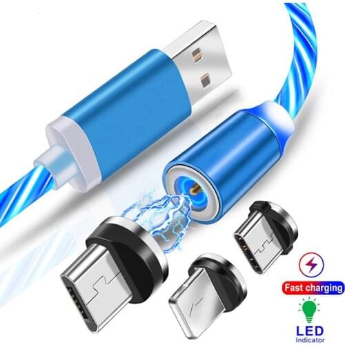 Micro USB Magnetic Cable Type C Cable Fast Charging Wire For iPhone Samsung Huawei Xiaomi Redmi Android USB Charger Cord