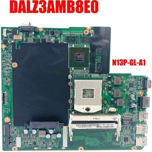 Z580 mainboard For Lenovo Z580 HM76 USB3.0 DALZ3AMB8E0 GT630M laptop motherboard USB3.0 Test work 100% original