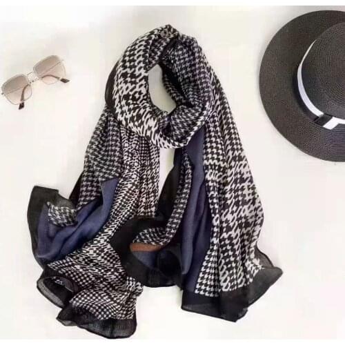 90X180CM Fashion Cotton Linen Scarves Women Big Size Hijab Luxury Shawls Autumn Winter Neck Wraps Foulard Accessories Gift