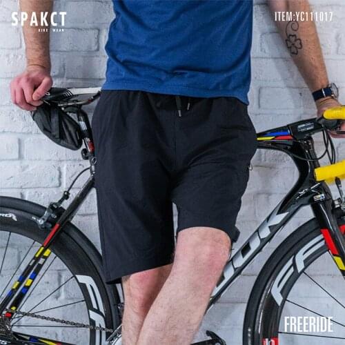 SPAKCT 2021 New Mens Cycling Shorts Loose Fit MTB Mountain Bike Shorts Outdoor Sports Hiking Downhill Bicycle Short Pants