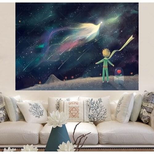 The Little Prince Movie Poster Canvas Painting Poster and Prints Kids Bedroom Wall Art Cuadros for Home Decoration