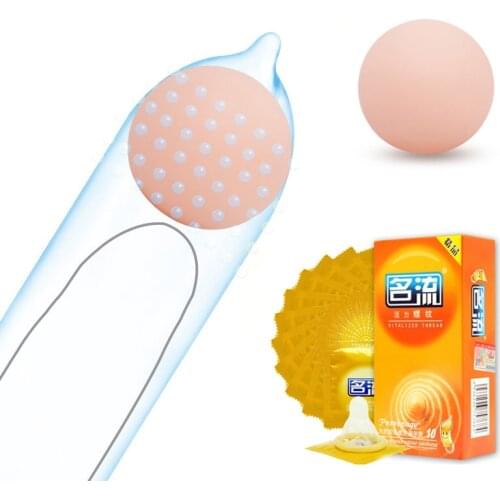 Beads Condoms For Male Penis Extender Reusable Ball Penis Sleeve Intimate Goods Head Attachment Tips On the Penis Massager Balls