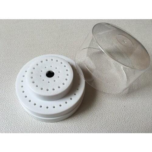 Dental Lab Instrument 60 Holes Plastic Bur Holder Burs Block Case Box For Diamond Bur Holder
