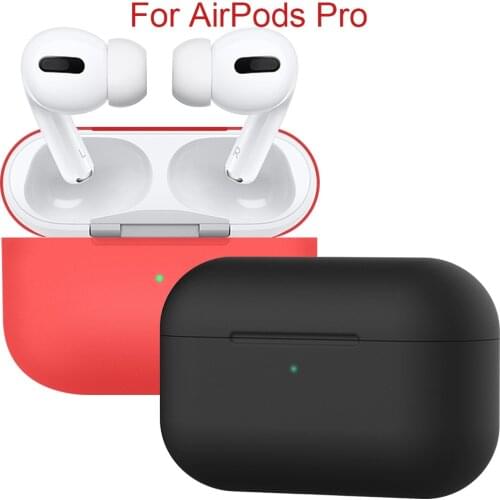 Ultra Thin Cases for Airpods Pro 2019 Charging Box Silicone Case Protective TPU Cover Shockproof Sleeve for Airpods Air Pods Pro