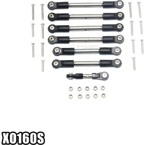 GPM STAINLESS STEEL THICKENED TIE RODS For TRAXXAS XO-01 RC Upgrade
