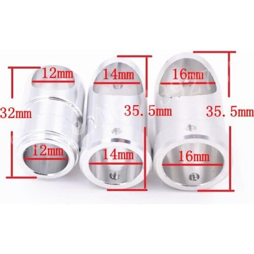 2pcs Multi Axis Aircraft Landing Gear Alum Alloy Three Channel Tripod Carbon Fiber Tube Connector 12mm-14mm-16mm UAV Accessories