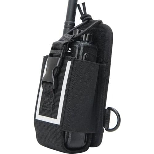 ABBREE MSC-20M Big Nylon Pouch Bag Carry Case for BaoFeng UV-5R UV-82 UV-9R Plus YAESU TYT WOUXUN Mototrola Walkie Talkie