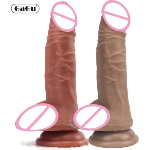 GaGu Super Huge Black Anal Dildo Thick Giant Realistic Dildo Anal Butt with Suction Cup Big Soft Penis Sex Toy For Women Lesbian