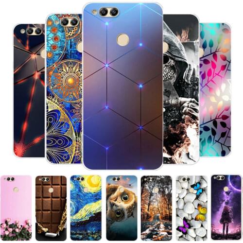 For Coque Huawei Honor 7X Case Silicone TPU Soft Back Cover Phone Case For Huawei Mate SE BND-L34 Bumper on Honor7X 7 X BND-L21