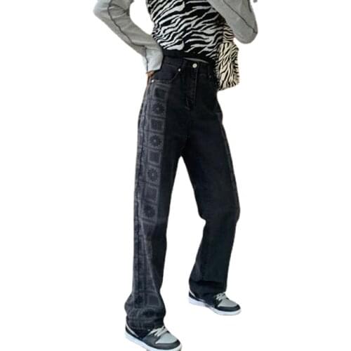 Honey Anchor Wide Jeans