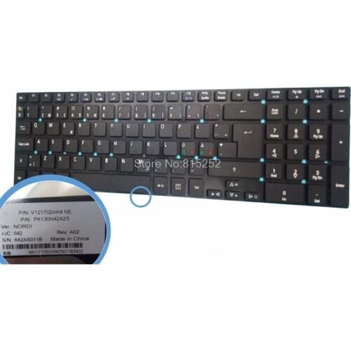 IT Keyboard For Acer For Aspire 5830 5830TG MP-10K36DN-5281W Nordic Italy Japan Russian 90.4YU07.C0E V121702FK4 0KN0-7N1ND2213