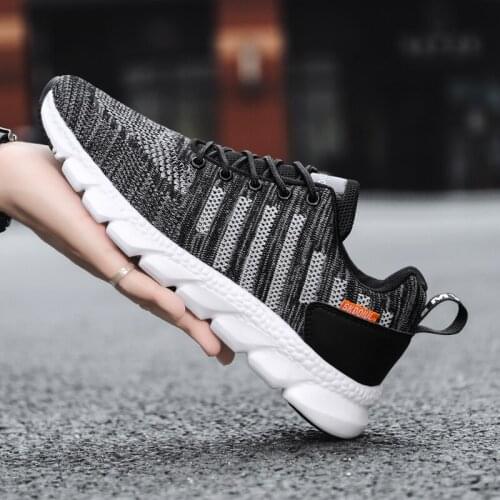 Breathable Men Sneakers Shoes Big Size Casual Running Sports Male Footwear Fashion Comfortable Lace-up Homme 39-44