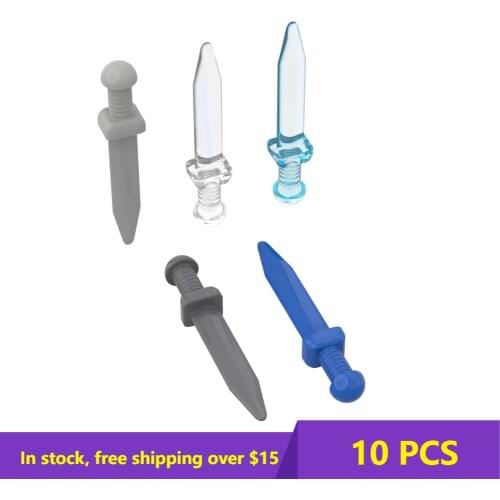 MOC Bricks 95673 Short Sword For Building Blocks Parts DIY Construction Christmas Gift Toys