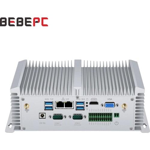 Mini PC Core i7 7500U i5 8250U 7200U Dual DDR4 RAM 2 COM RS485/232 Dual LAN HDMI WIFI Windows 10 Linux Industry Fanless Computer