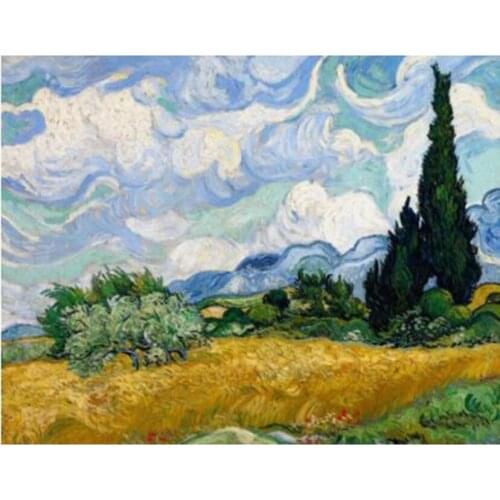 5D DIY World Famous Painting Abstract Van Gogh Embroidery Set Diamond Mosaic Art Picture Home Decoration Giftr FH626 XN1458