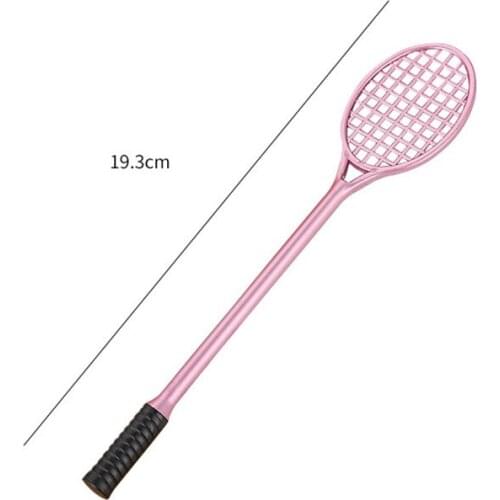Adorable Tennis Racket Pens 0.5mm Fine Point Ink Pens Student Stationery Gift Pen Washable Handle School Writing Stationery