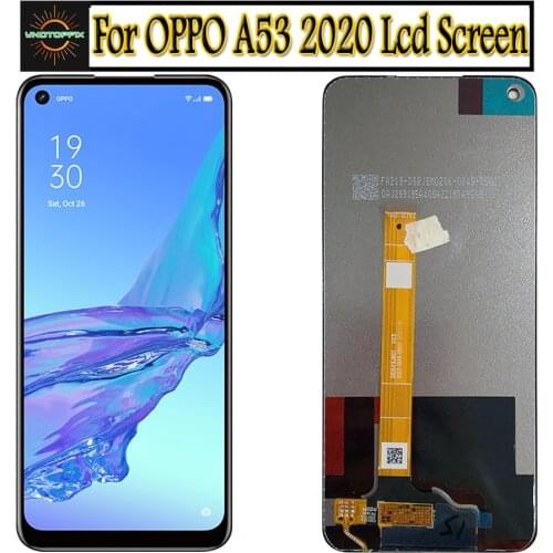 Original For OPPO A53 2020 LCD Display Touch Screen Digitizer Assembly Replacement For 6.5" Oppo A53 CPH2127 LCD Screen
