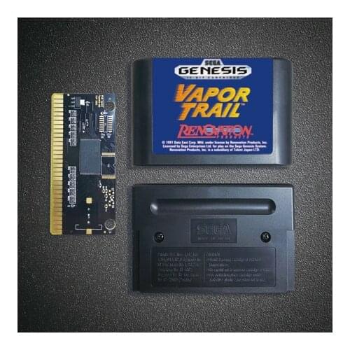 Vapor Trail - 16 Bit MD Game Card for Sega Megadrive Genesis Video Game Console Cartridge
