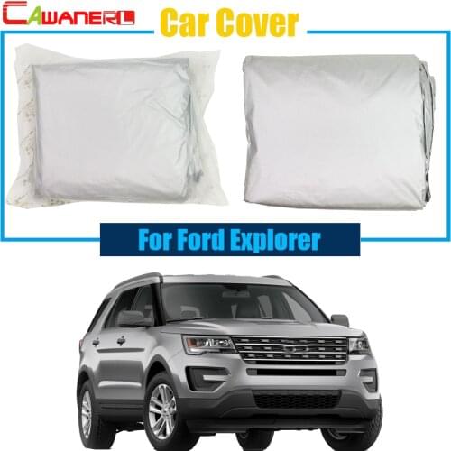 Cawanerl Full Car Cover Sun Snow Rain Resistant Protection Anti-UV Cover For Ford Explorer Free Shipping