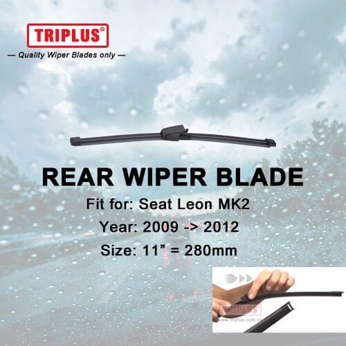 Rear Wiper Blade for Seat Leon 2 (2009-2012) 1pc 11" 280mm,Rear Windscreen Wipers,for Back Window Windshield Wiper Blades