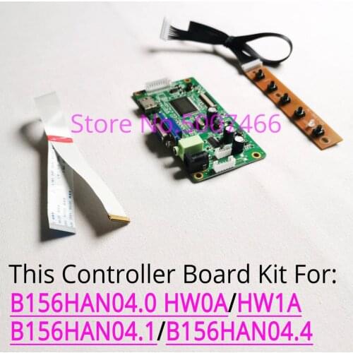 Fit B156HAN04.0/B156HAN04.1/B156HAN04.4 notebook LED screen 1920*1080 EDP 30 pins /VGA display driver board kit