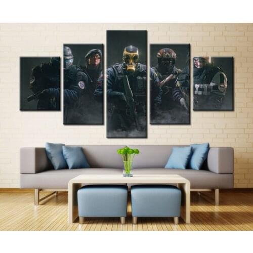 Decoration Abstract Modern On The Wall Art 5 Panel Modular Pictures For Living Room Home Painting On Canvas Fashion Framework