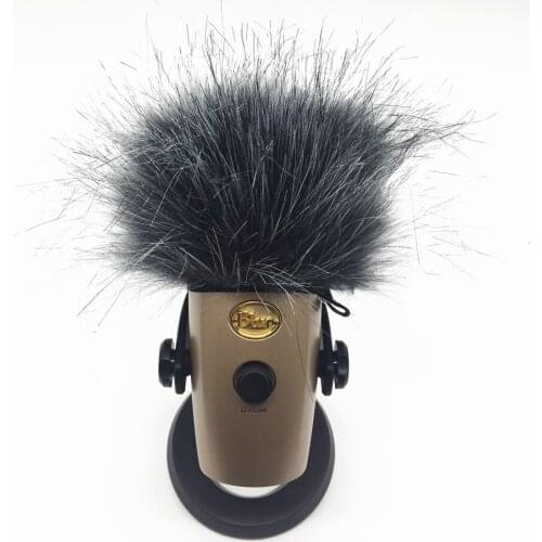 Deat cat Outdoor artifical fur windscreen microphone for Blue yeti Nano Microphone furry Cover For Blue Yeti Nano
