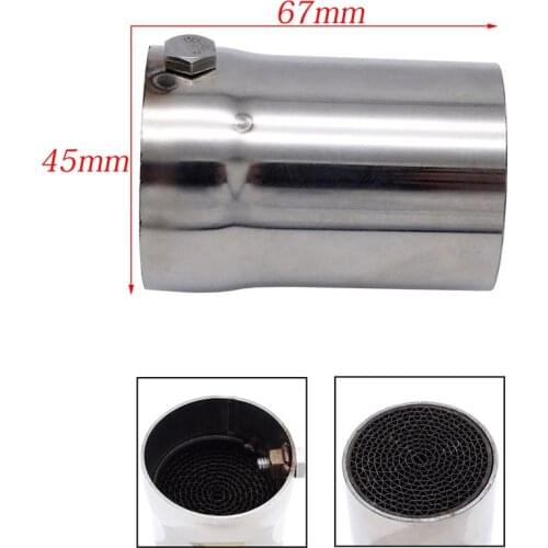 Universal 48MM Refit Motorcycle Exhaust Pipe Catalyst Muffler Front Mid End DB Killer Silencer For Akrapovic SC AR Escape Motor