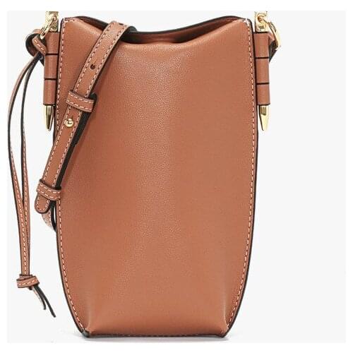 Phone Bags Women Genuine Cowhide Premium Luxury Purse Telephone Crossbody Shoulder Bags Ins Brand Designer Retro Vingtage Bag