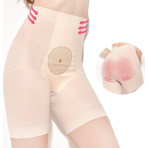 Plus Size Women Butt Booty Lifter Shaper Bum Lift Pants Buttocks Enhancer Boyshorts Briefs Safety Warm Uterus Short Pants