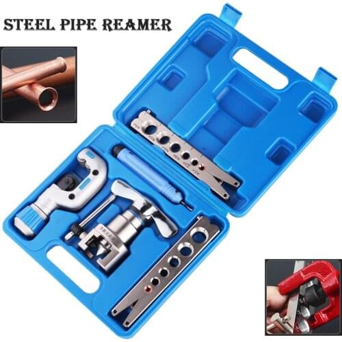 134Pipe Expander Copper Tube Flare Kit Air Conditioning Refrigerator Refrigeration Repair Metric Reamer Tool Flare Device
