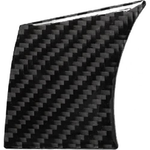 2Pcs Practical Anti-scratch Steering Wheel Button Cover Carbon Fiber Trim Frame Decoration Sticker for Nissan 350Z