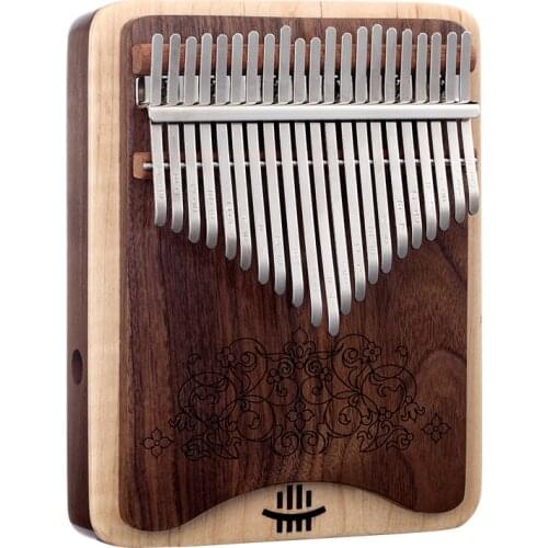 21 Key Kalimba Thumb Piano Professional performance Sandalwood Mineral Keys Pickup Storage Bag Tuning Hammer Musical Instruments