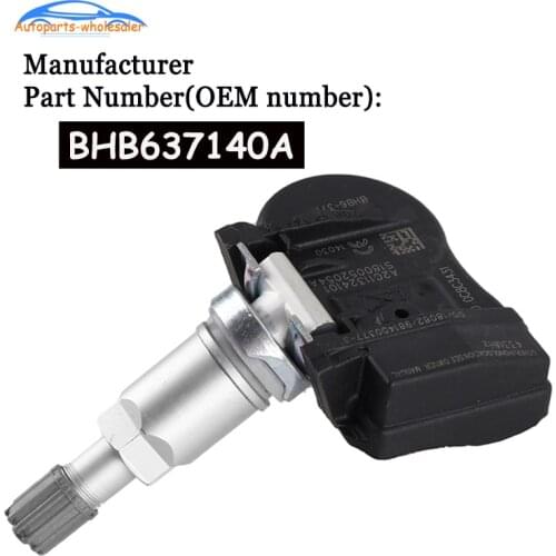 Car Auto Parts For Mazda 2 3 5 6 CX-5 CX5 CX-6 CX6 CX-9 CX9 MX-5 Artz TPMS Tire Pressure Sensor Monitor BHB637140A 433MHZ