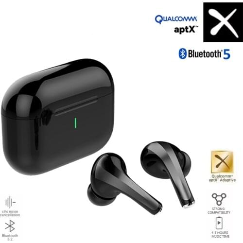 Earphone Bluetooth TWS Earphone AptX Wireless Headphones V5.2 up to 42h Playback Time Fast Charging Capabilities With Microphone