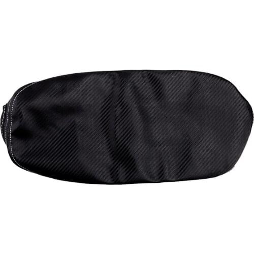 Black Car Interior Center Console Lid Armrest Cover Mat Styling Fit for Toyota RAV4 2019 2020